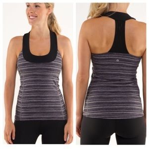 Lululemon Racerback Gray Tank Size 8